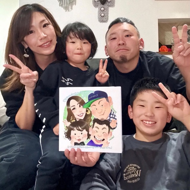 ご家族の似顔絵