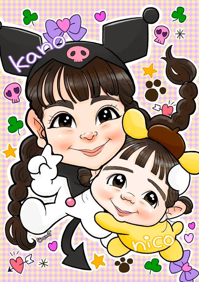 お子さまの似顔絵作品 1