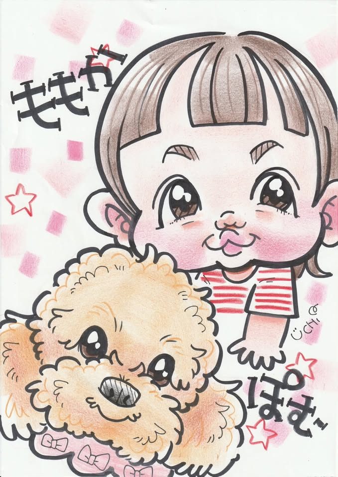 お子さまの似顔絵作品 8