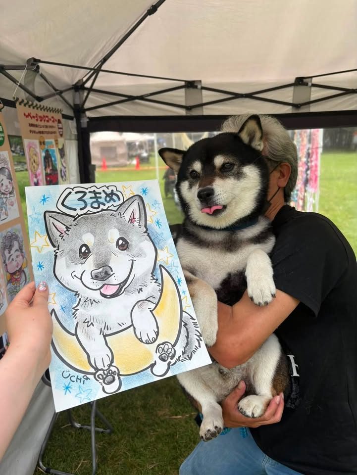 お客様の似顔絵 7