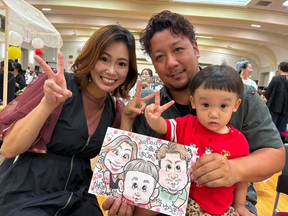 お客様の似顔絵 18