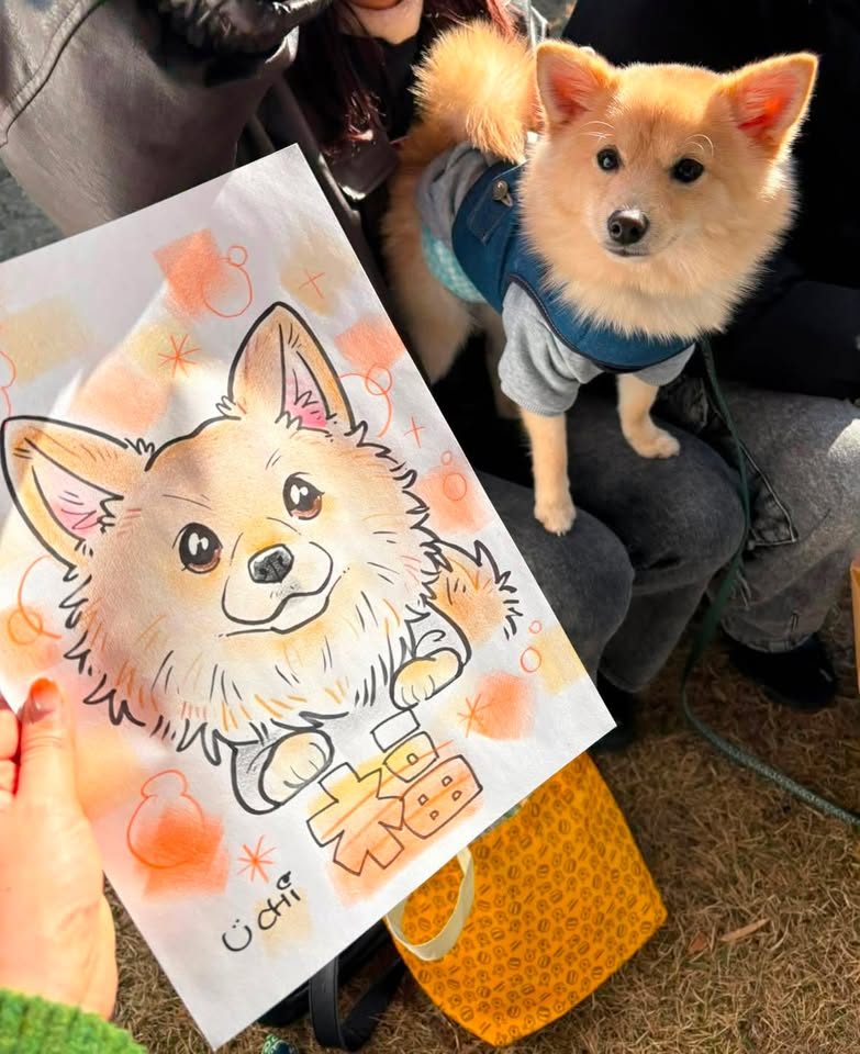 お客様の似顔絵 24