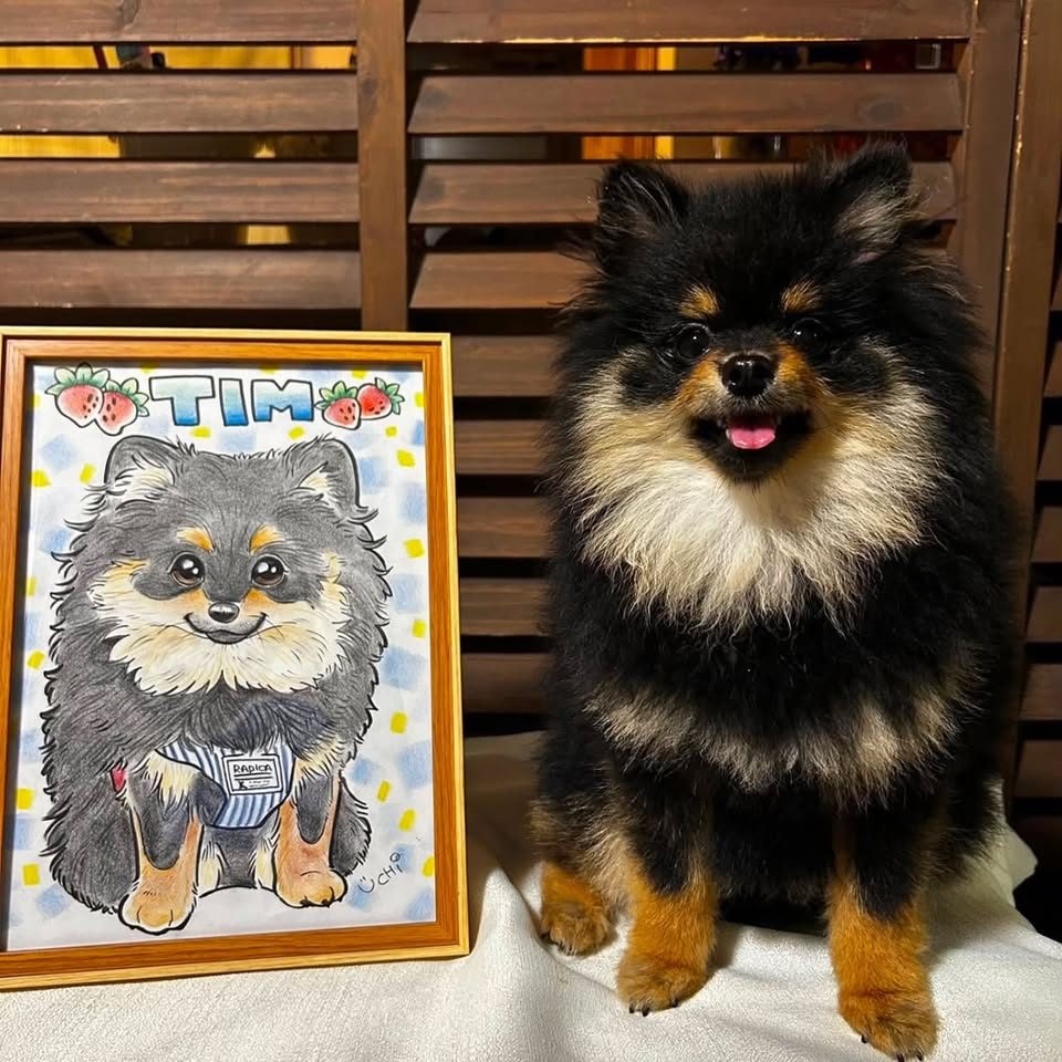 お客様の似顔絵 25