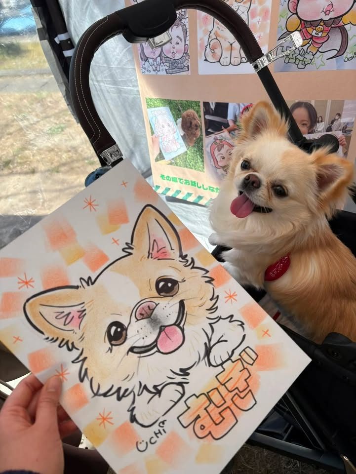 お客様の似顔絵 40