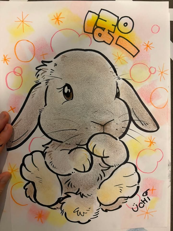 ペットの似顔絵作品 14