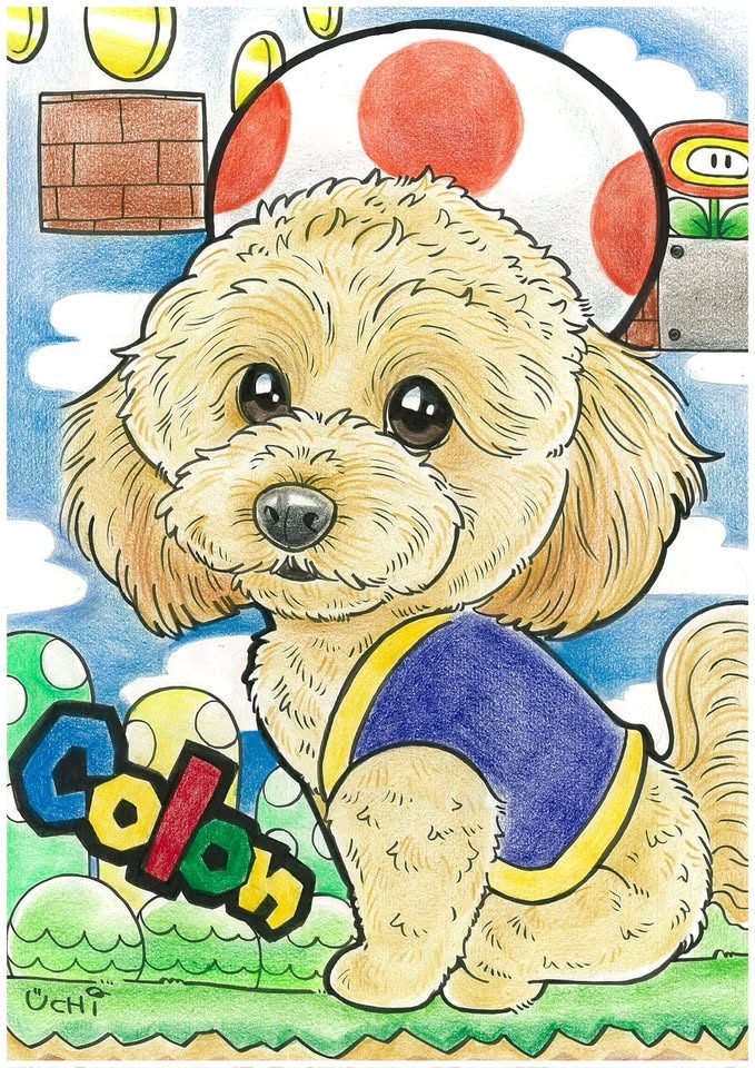 ペットの似顔絵作品 27