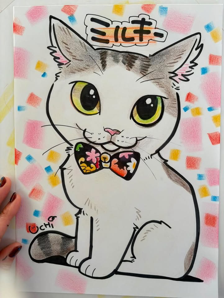 ペットの似顔絵作品 45