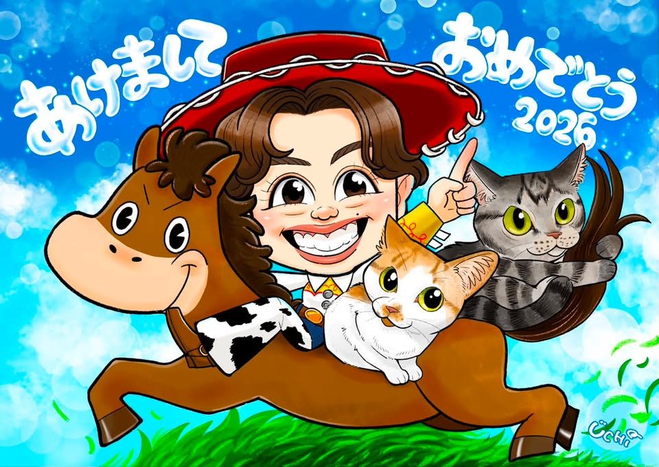 ペットの似顔絵作品 58