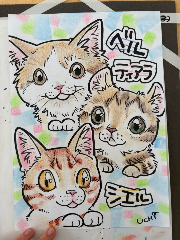ペットの似顔絵作品 59