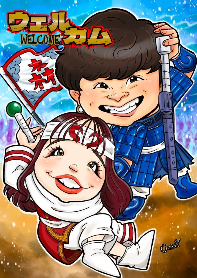 結婚・ウェディングの似顔絵作品 5