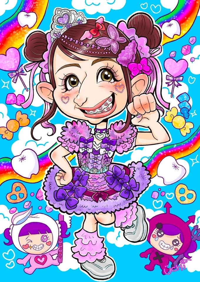 著名人モチーフの似顔絵作品 8