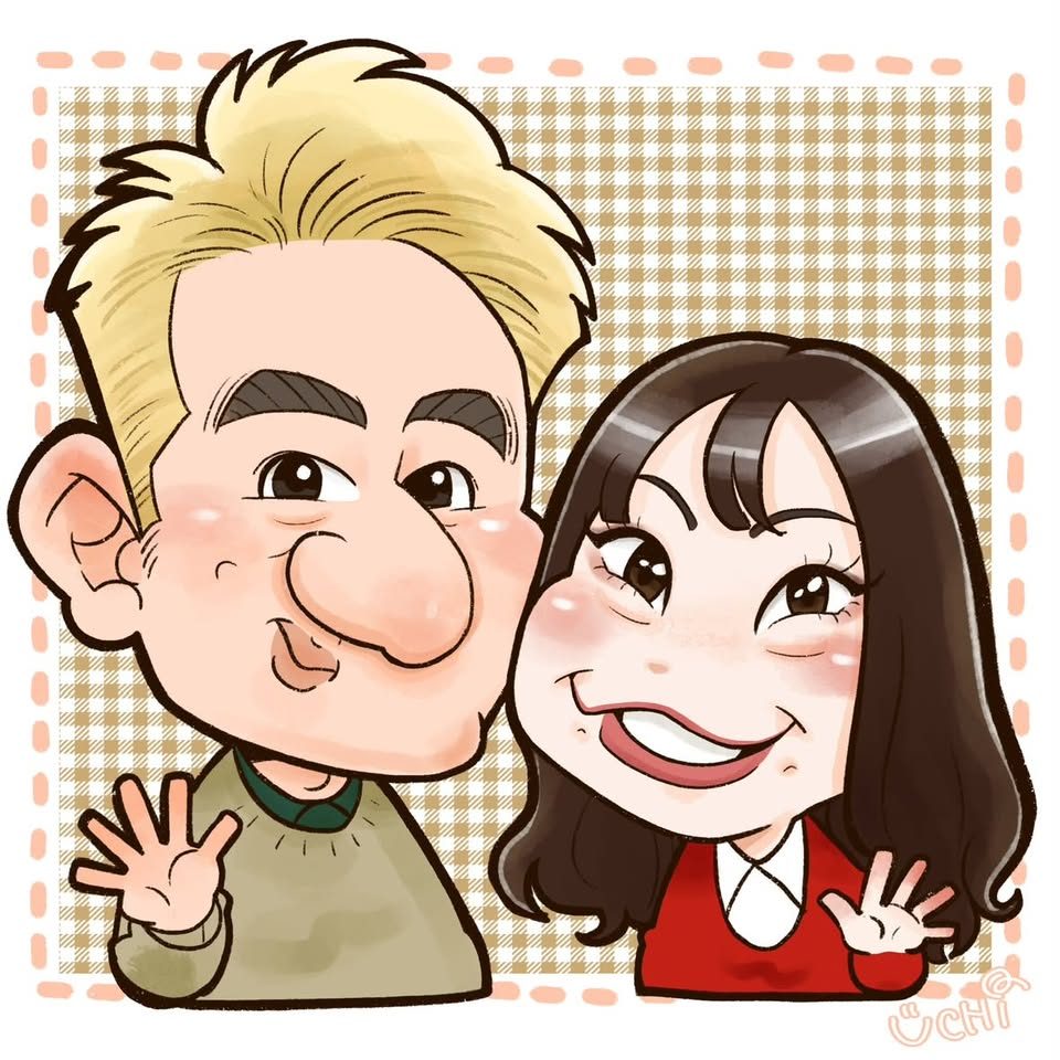 著名人モチーフの似顔絵作品 11