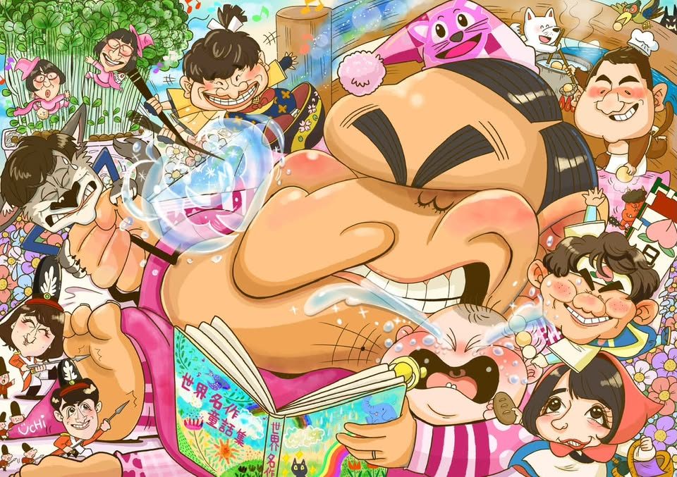 著名人モチーフの似顔絵作品 16